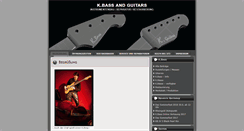 Desktop Screenshot of k.bass-and-guitars.de